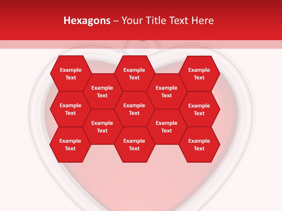 Red Love White PowerPoint Template