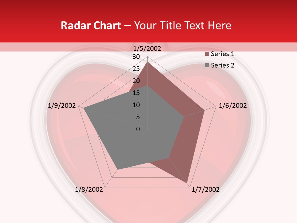 Red Love White PowerPoint Template
