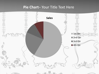 A Large Number Of Frames And Ornaments On A White Background PowerPoint Template