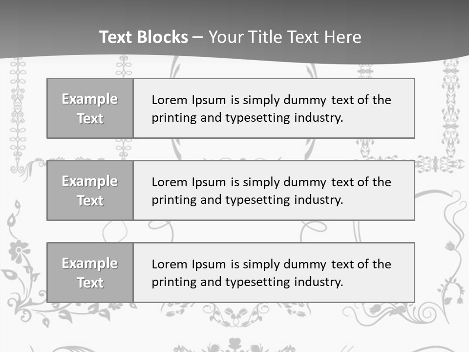 A Large Number Of Frames And Ornaments On A White Background PowerPoint Template