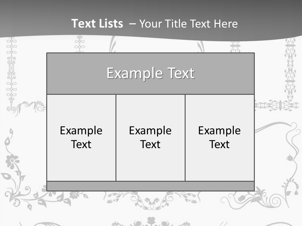 A Large Number Of Frames And Ornaments On A White Background PowerPoint Template