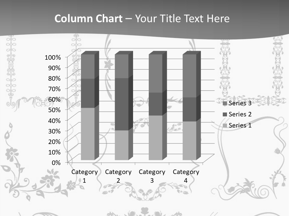 A Large Number Of Frames And Ornaments On A White Background PowerPoint Template