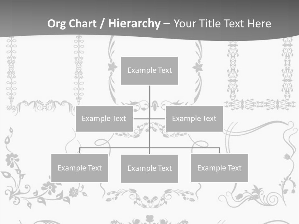 A Large Number Of Frames And Ornaments On A White Background PowerPoint Template
