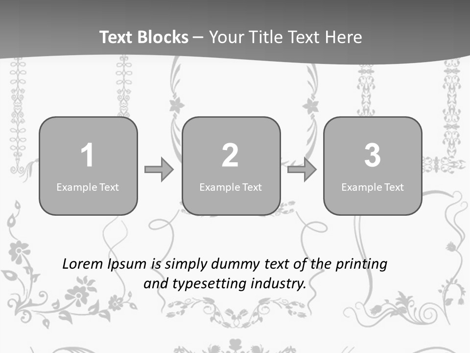 A Large Number Of Frames And Ornaments On A White Background PowerPoint Template