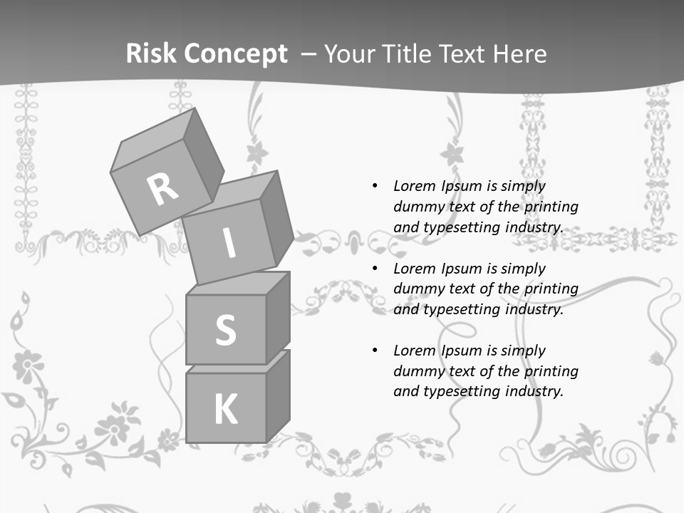A Large Number Of Frames And Ornaments On A White Background PowerPoint Template