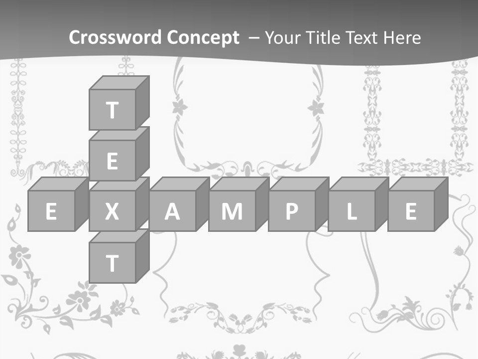 A Large Number Of Frames And Ornaments On A White Background PowerPoint Template