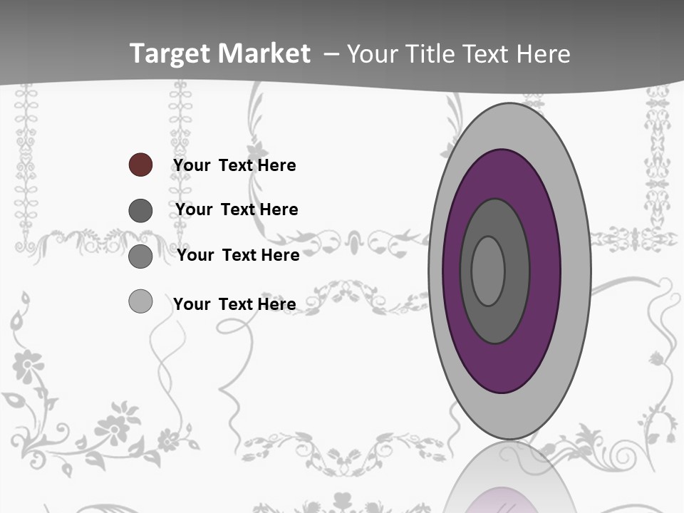 A Large Number Of Frames And Ornaments On A White Background PowerPoint Template