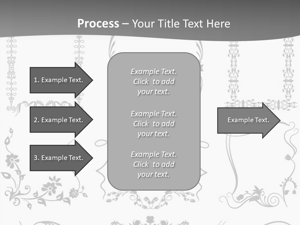 A Large Number Of Frames And Ornaments On A White Background PowerPoint Template