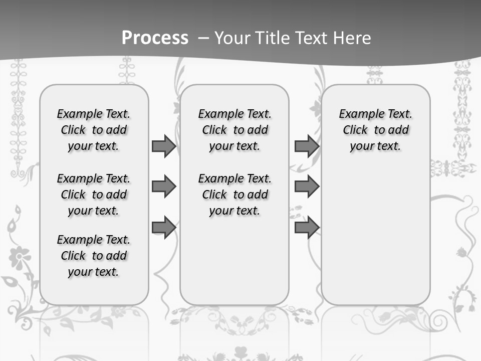 A Large Number Of Frames And Ornaments On A White Background PowerPoint Template