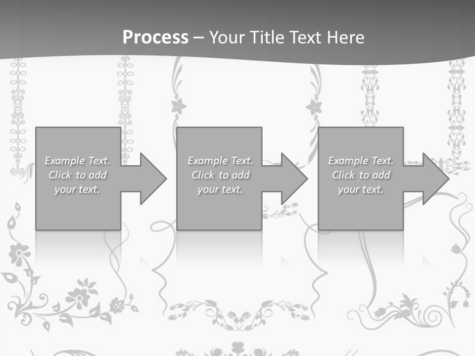 A Large Number Of Frames And Ornaments On A White Background PowerPoint Template
