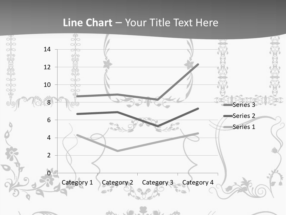 A Large Number Of Frames And Ornaments On A White Background PowerPoint Template