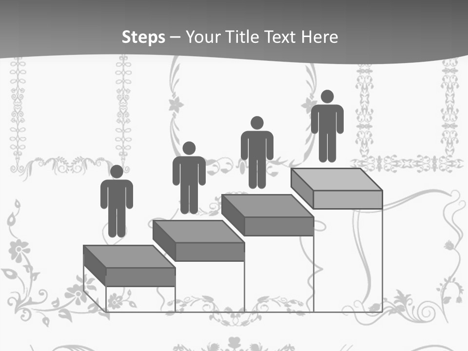 A Large Number Of Frames And Ornaments On A White Background PowerPoint Template