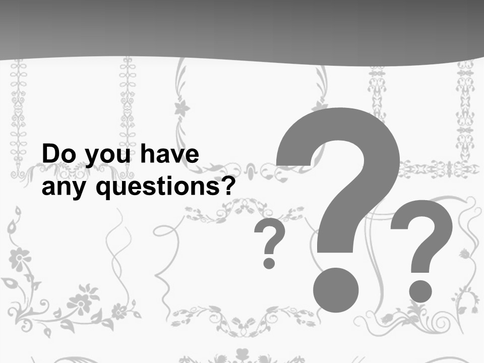 A Large Number Of Frames And Ornaments On A White Background PowerPoint Template