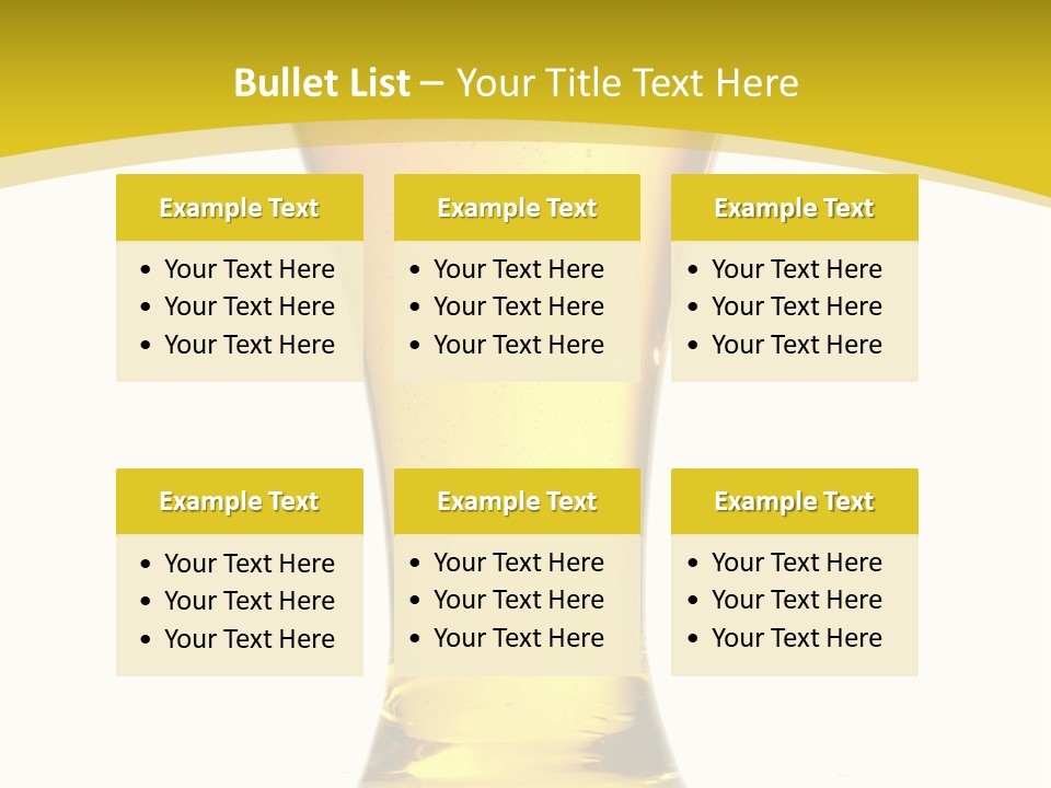 Booze One Stilllife PowerPoint Template