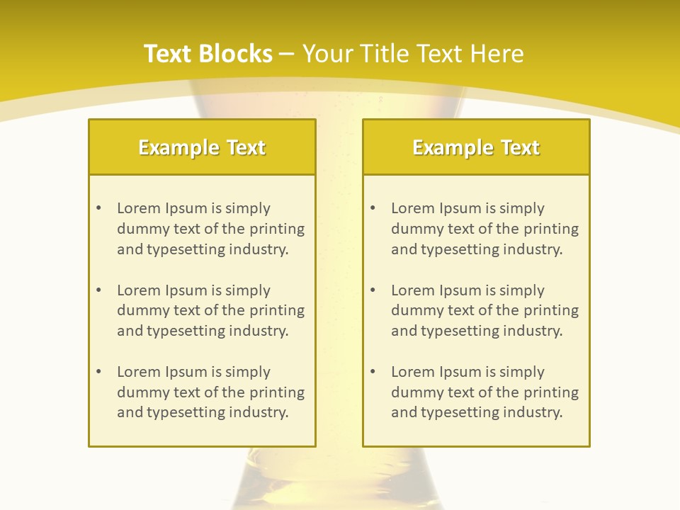 Booze One Stilllife PowerPoint Template