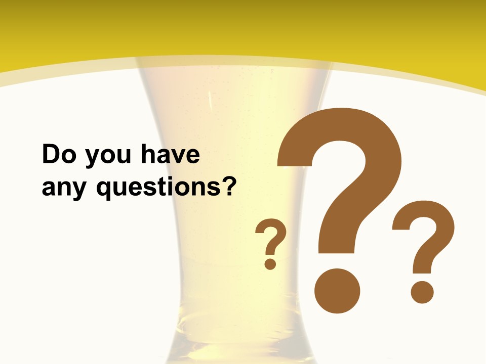 Booze One Stilllife PowerPoint Template