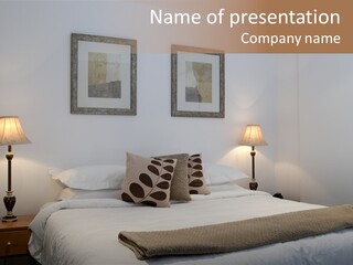 Motel Lamp Night PowerPoint Template