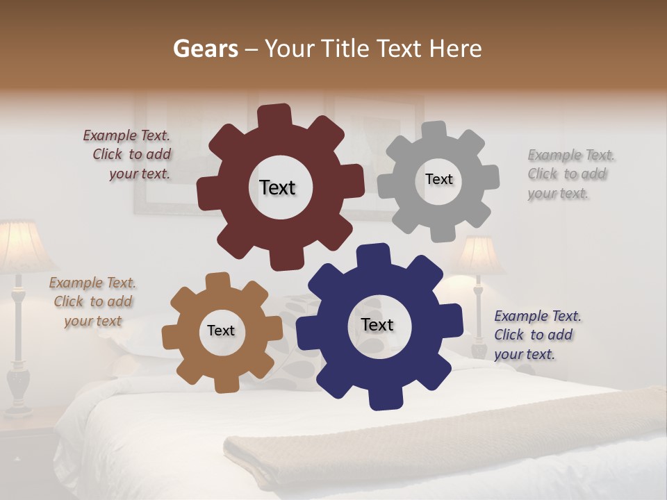 Motel Lamp Night PowerPoint Template