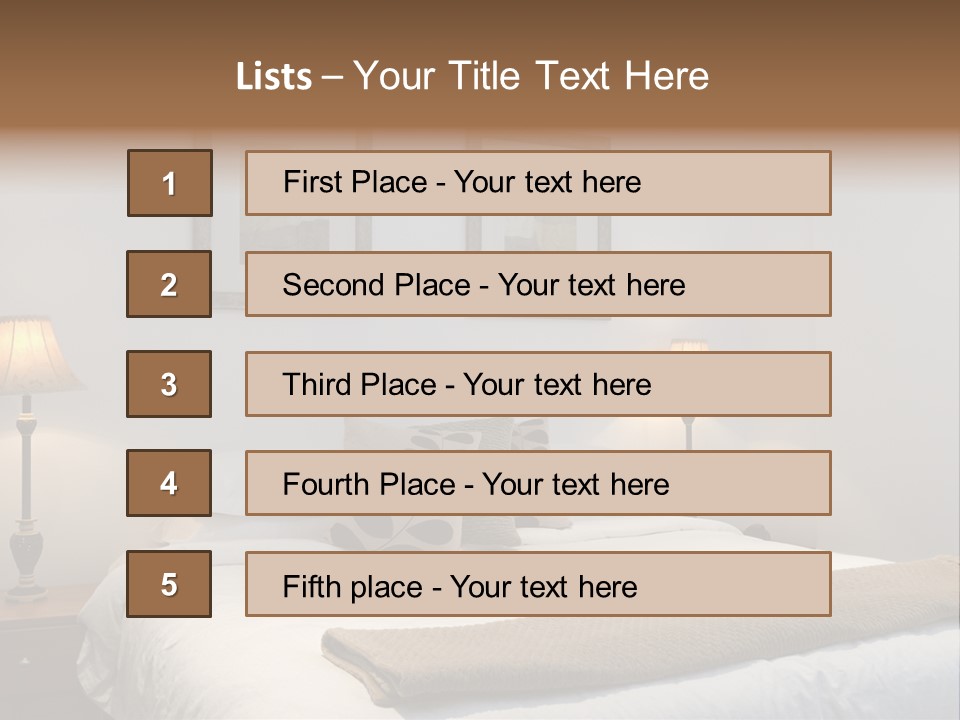 Motel Lamp Night PowerPoint Template