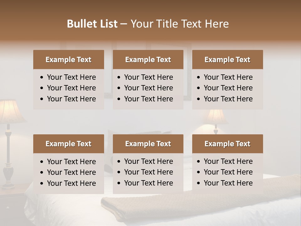 Motel Lamp Night PowerPoint Template