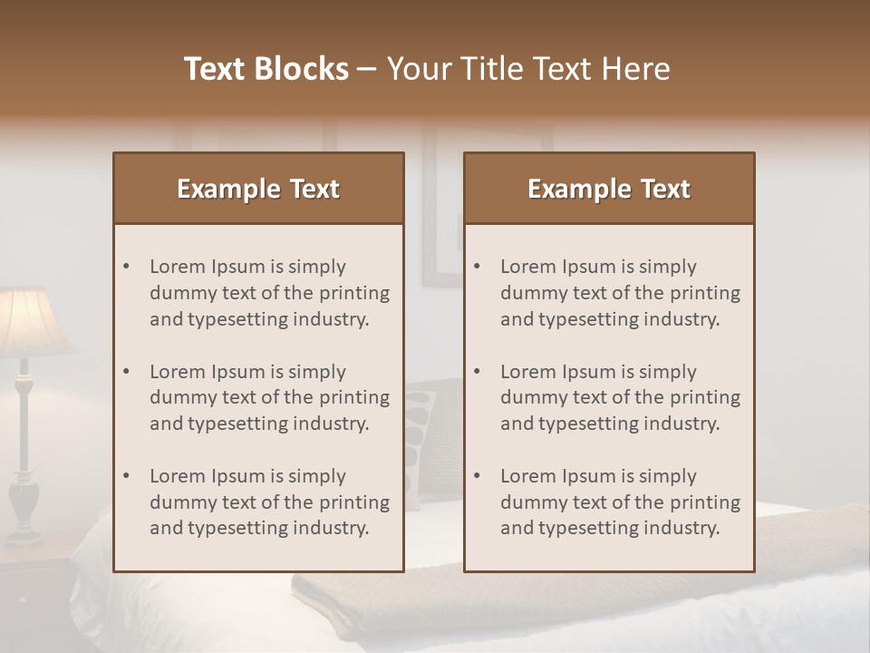 Motel Lamp Night PowerPoint Template