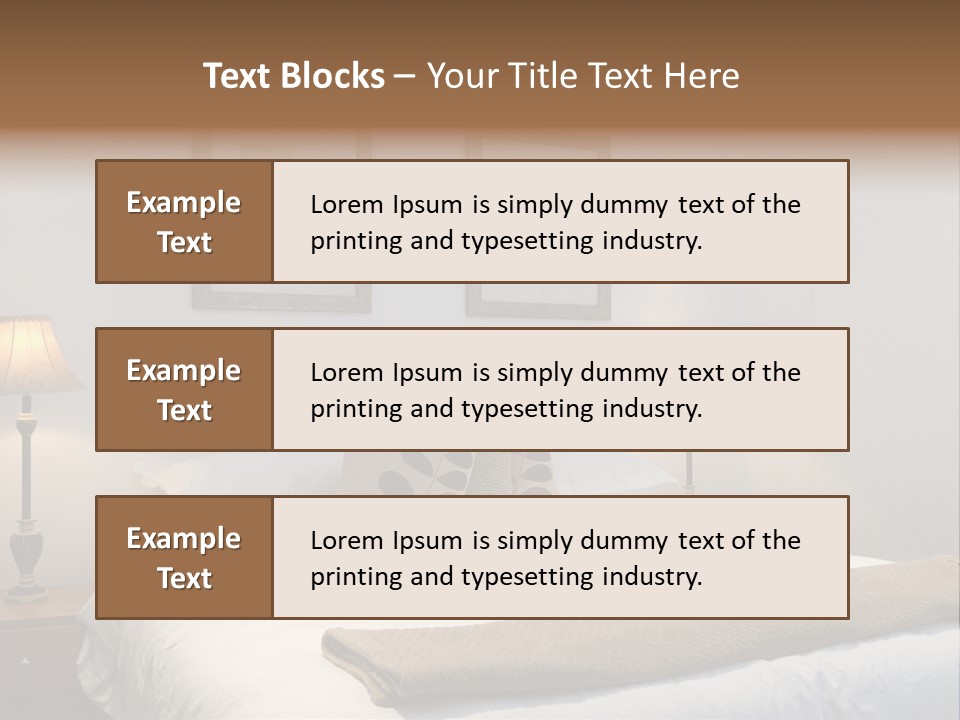 Motel Lamp Night PowerPoint Template