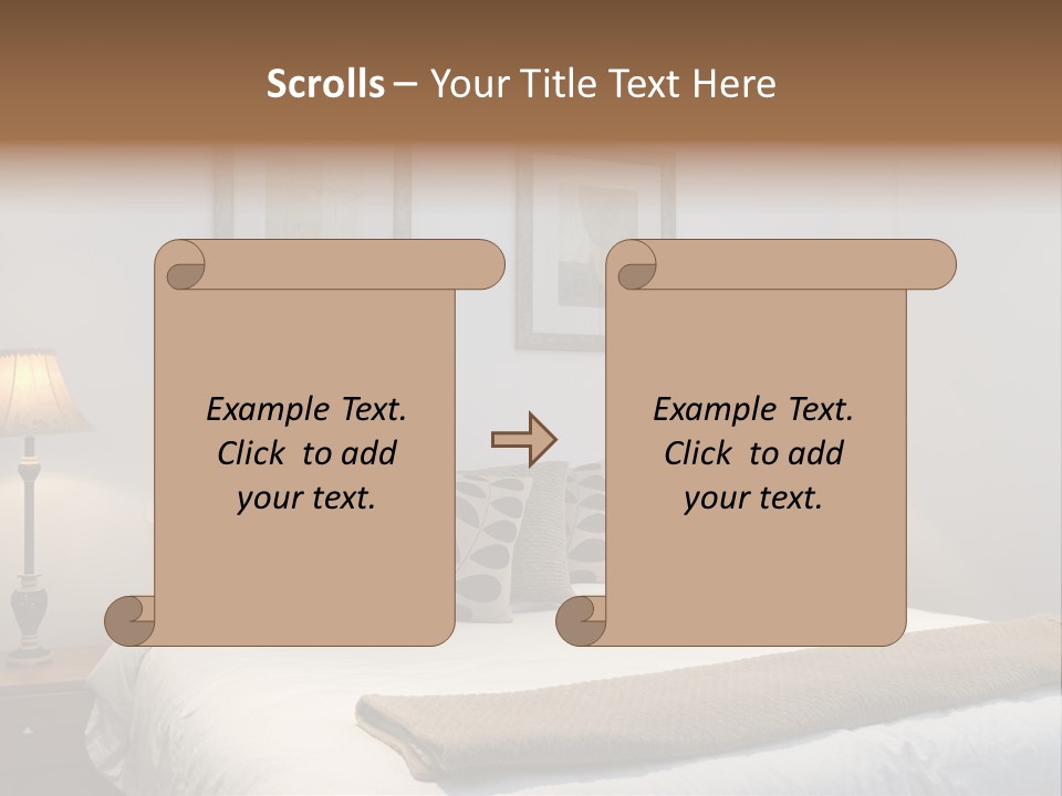 Motel Lamp Night PowerPoint Template