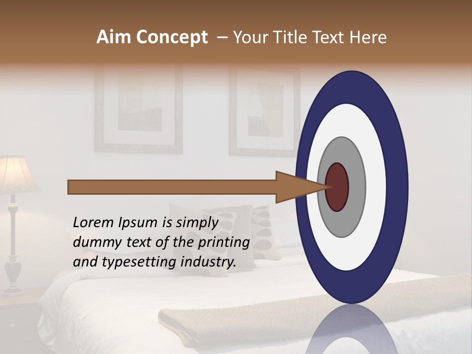 Motel Lamp Night PowerPoint Template