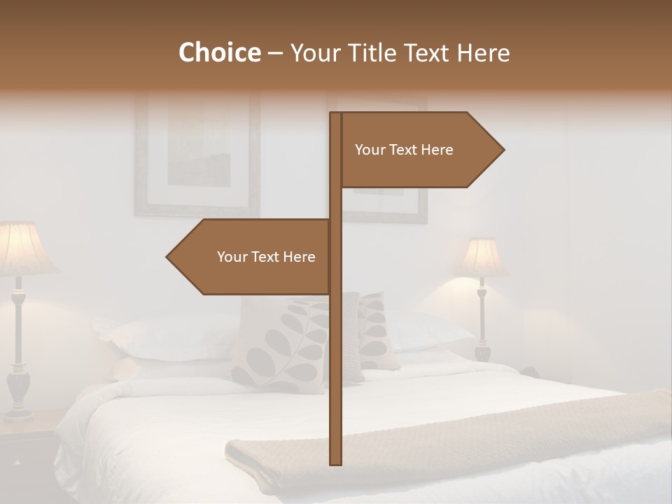 Motel Lamp Night PowerPoint Template