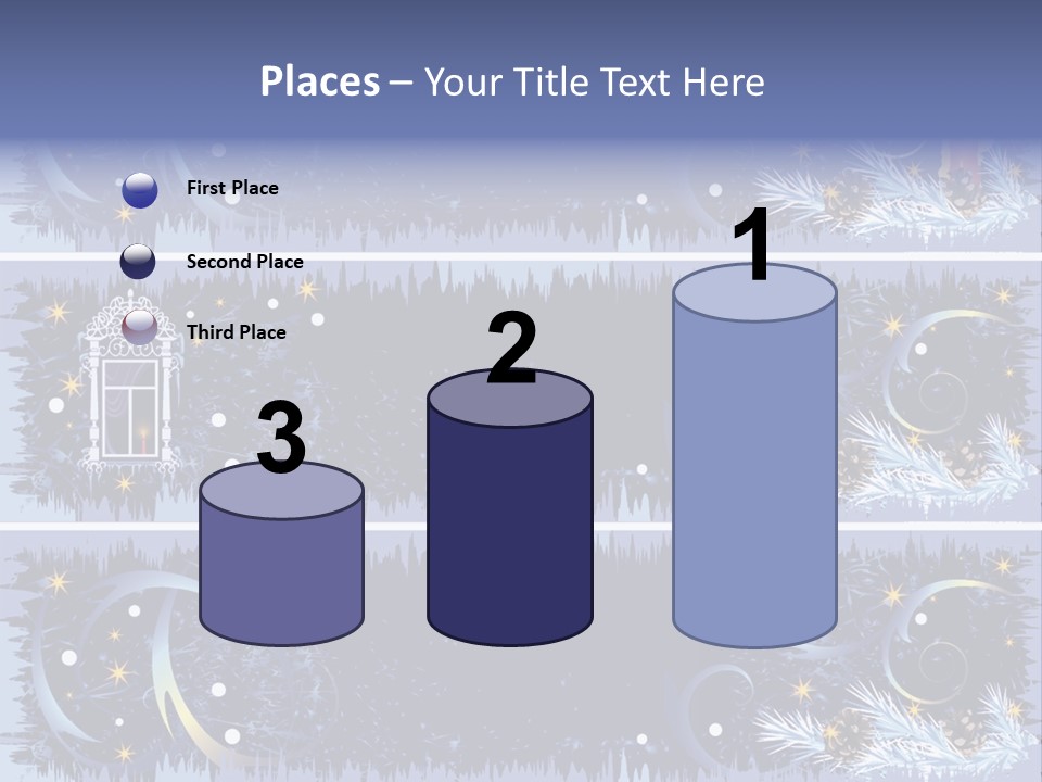 Frame Window Christmas PowerPoint Template