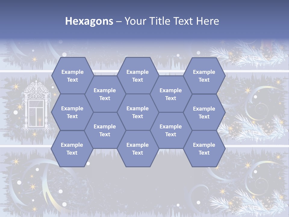 Frame Window Christmas PowerPoint Template