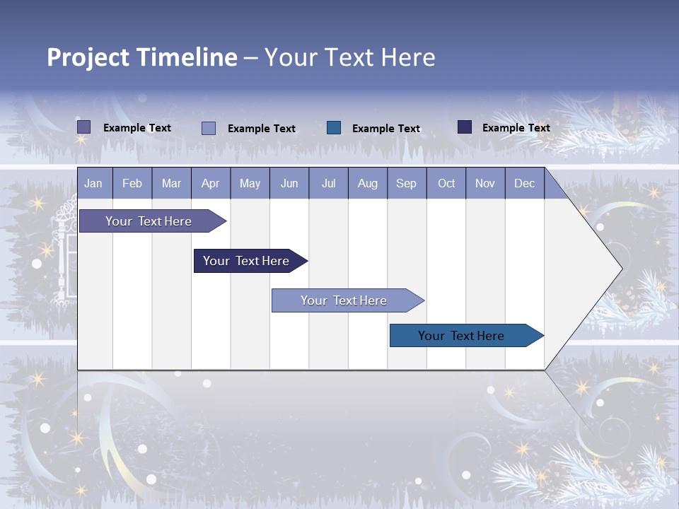 Frame Window Christmas PowerPoint Template