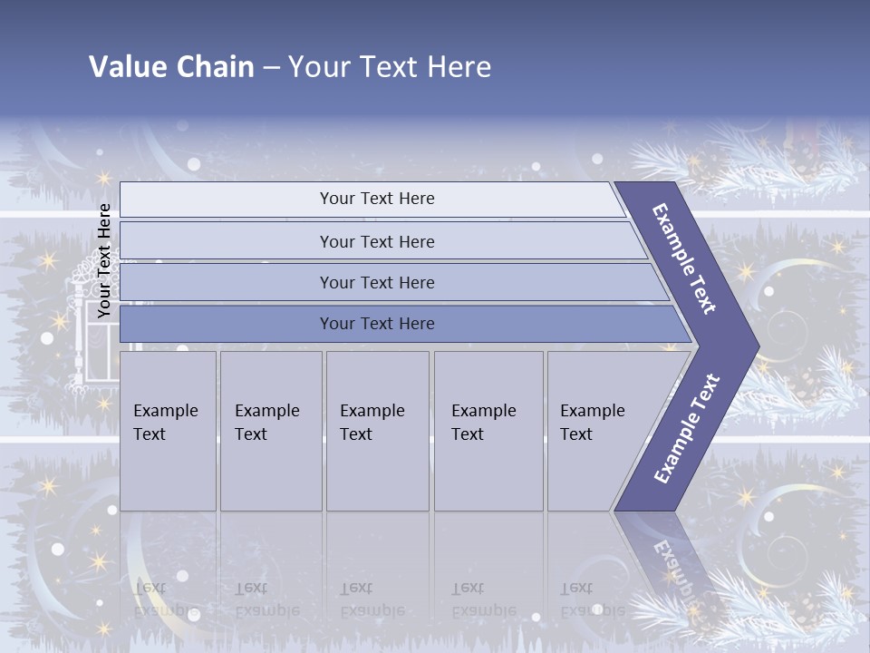 Frame Window Christmas PowerPoint Template