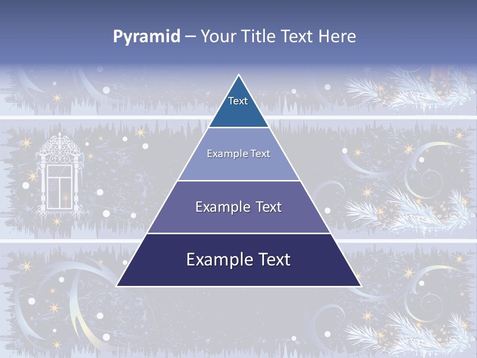 Frame Window Christmas PowerPoint Template