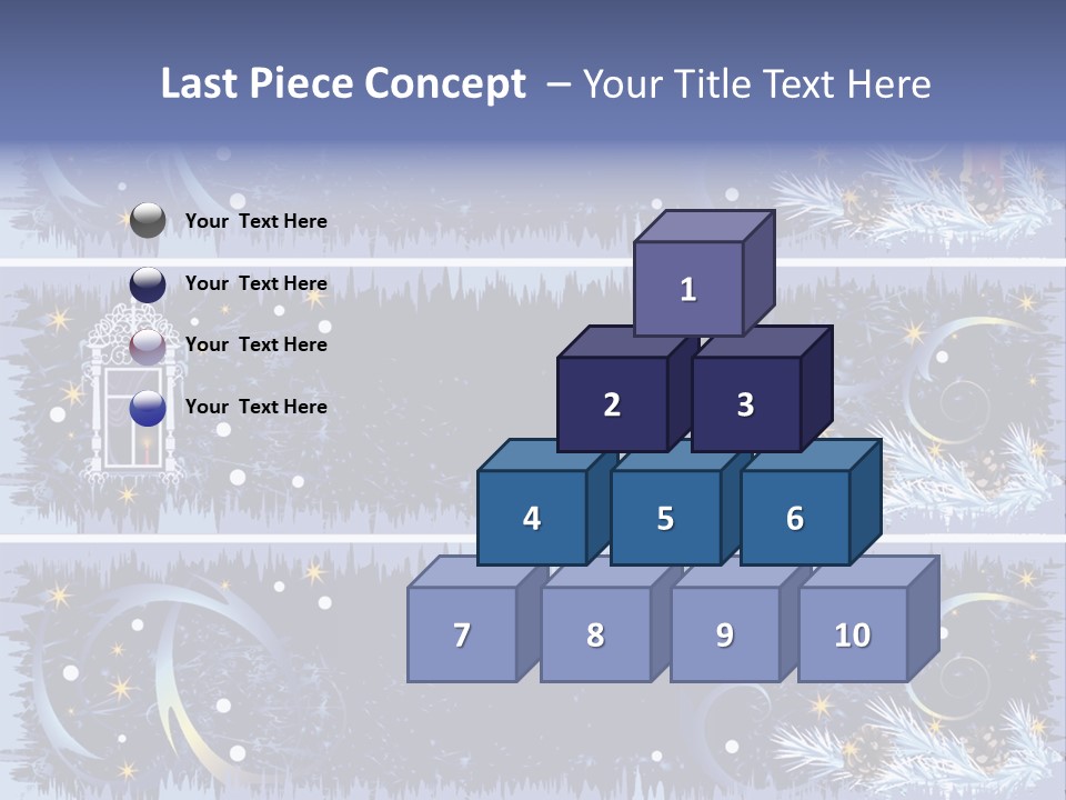 Frame Window Christmas PowerPoint Template