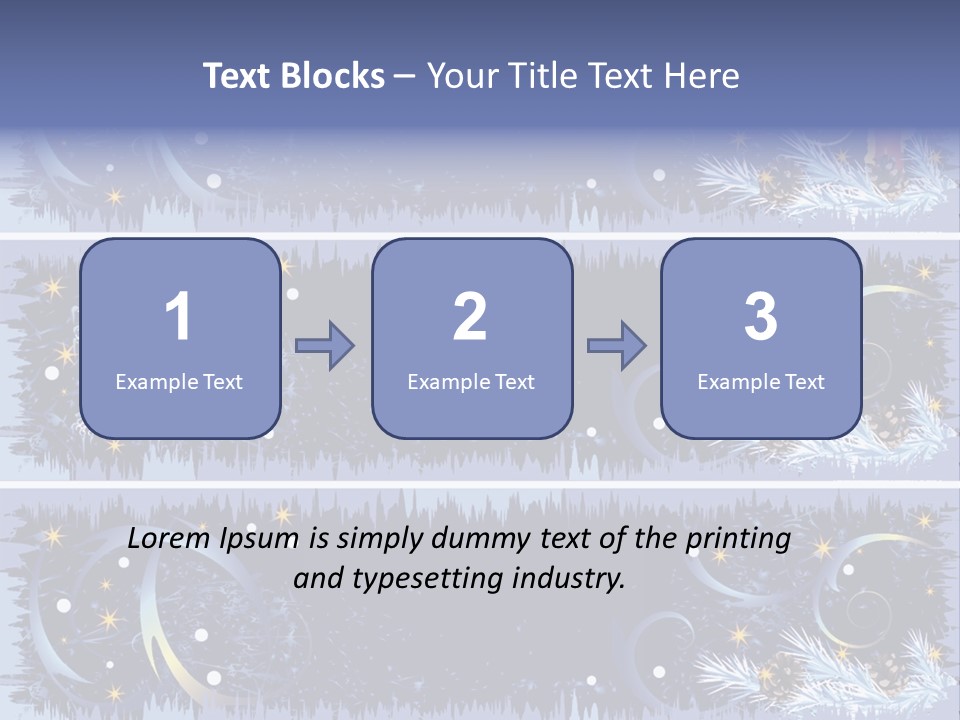 Frame Window Christmas PowerPoint Template