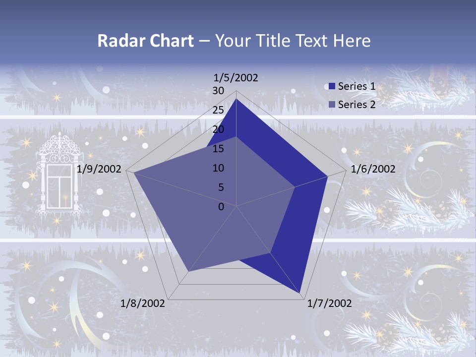Frame Window Christmas PowerPoint Template