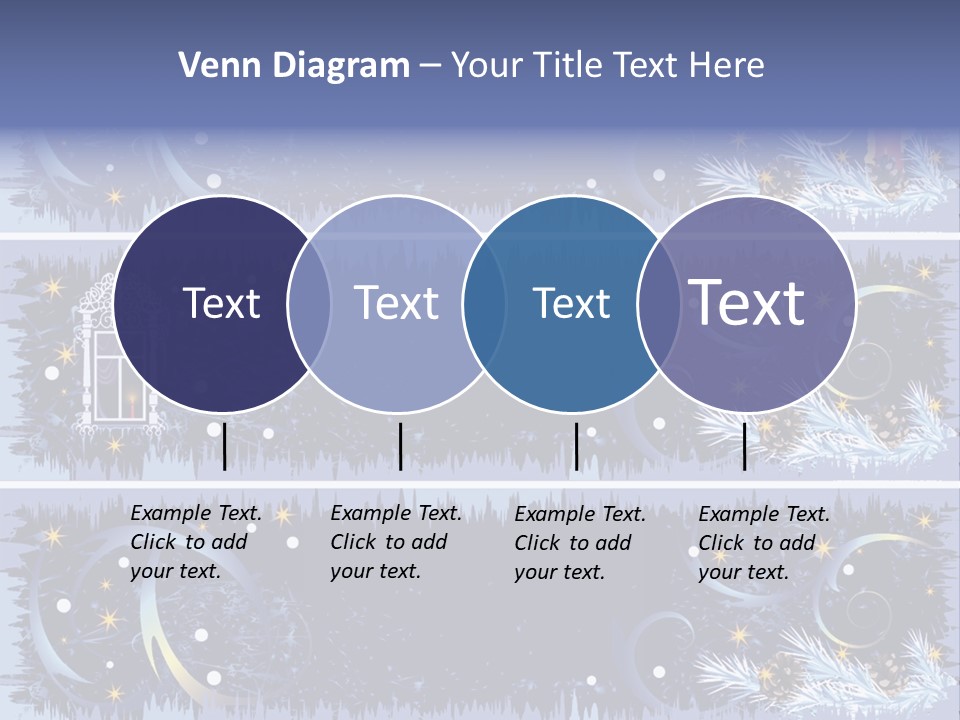 Frame Window Christmas PowerPoint Template