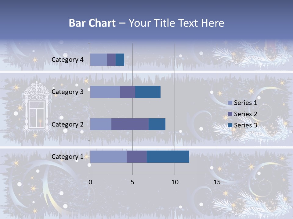Frame Window Christmas PowerPoint Template