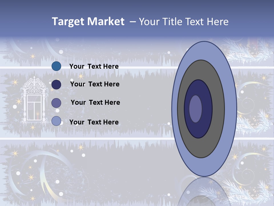 Frame Window Christmas PowerPoint Template