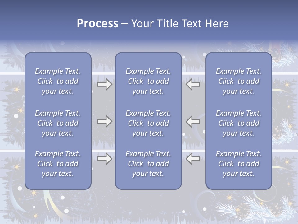 Frame Window Christmas PowerPoint Template