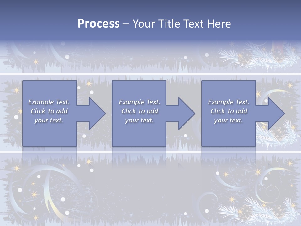 Frame Window Christmas PowerPoint Template