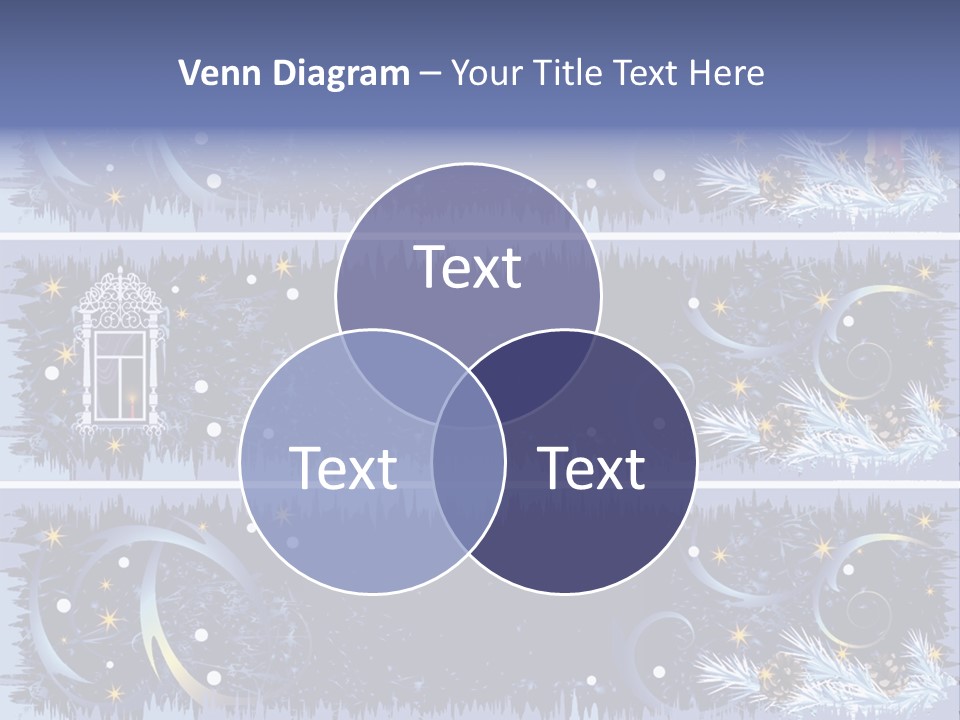 Frame Window Christmas PowerPoint Template