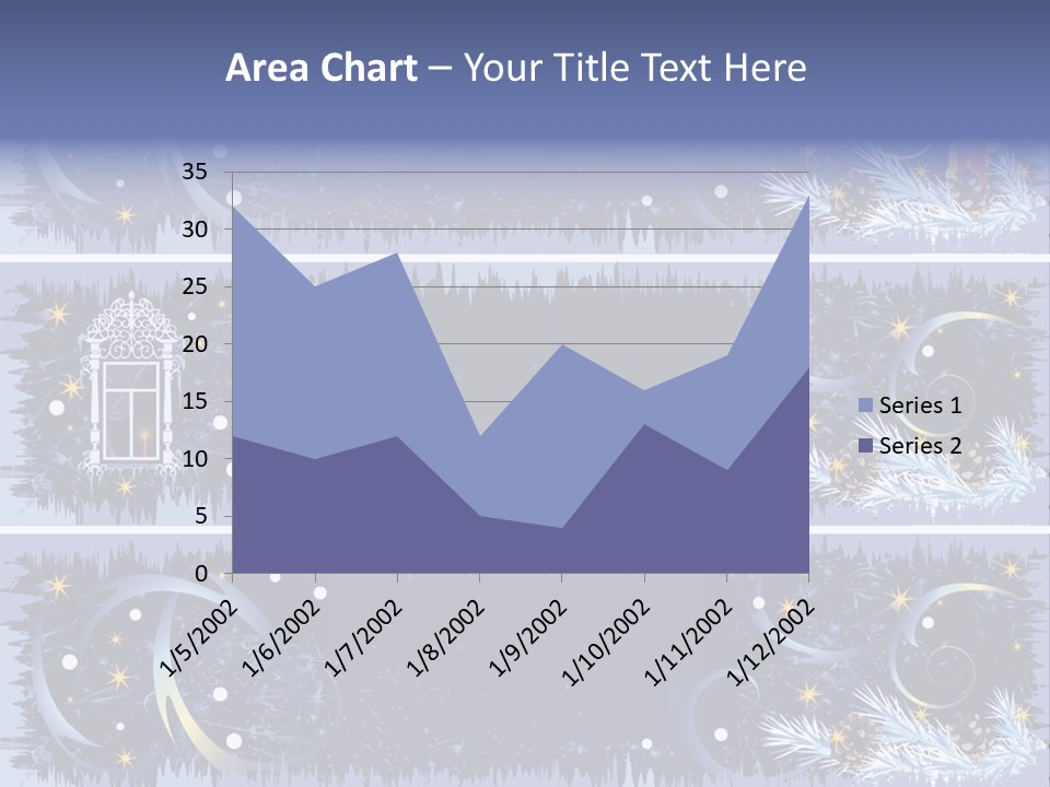 Frame Window Christmas PowerPoint Template