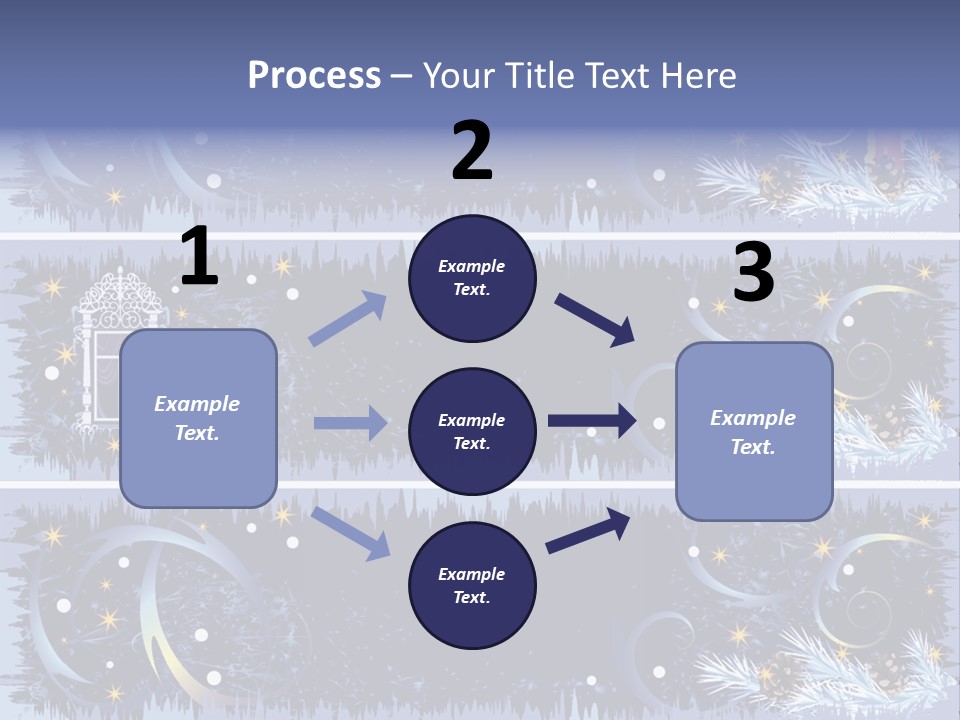 Frame Window Christmas PowerPoint Template