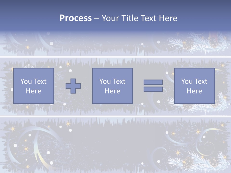 Frame Window Christmas PowerPoint Template
