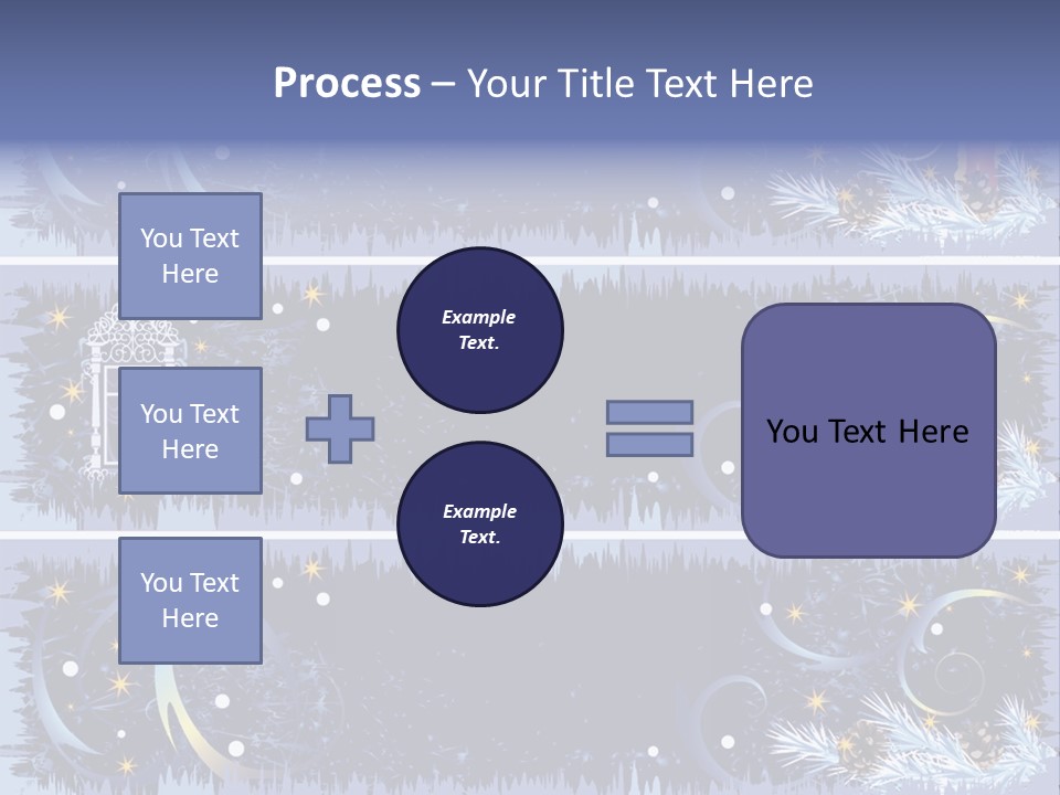 Frame Window Christmas PowerPoint Template