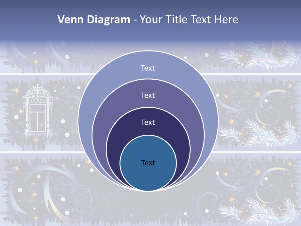 Frame Window Christmas PowerPoint Template