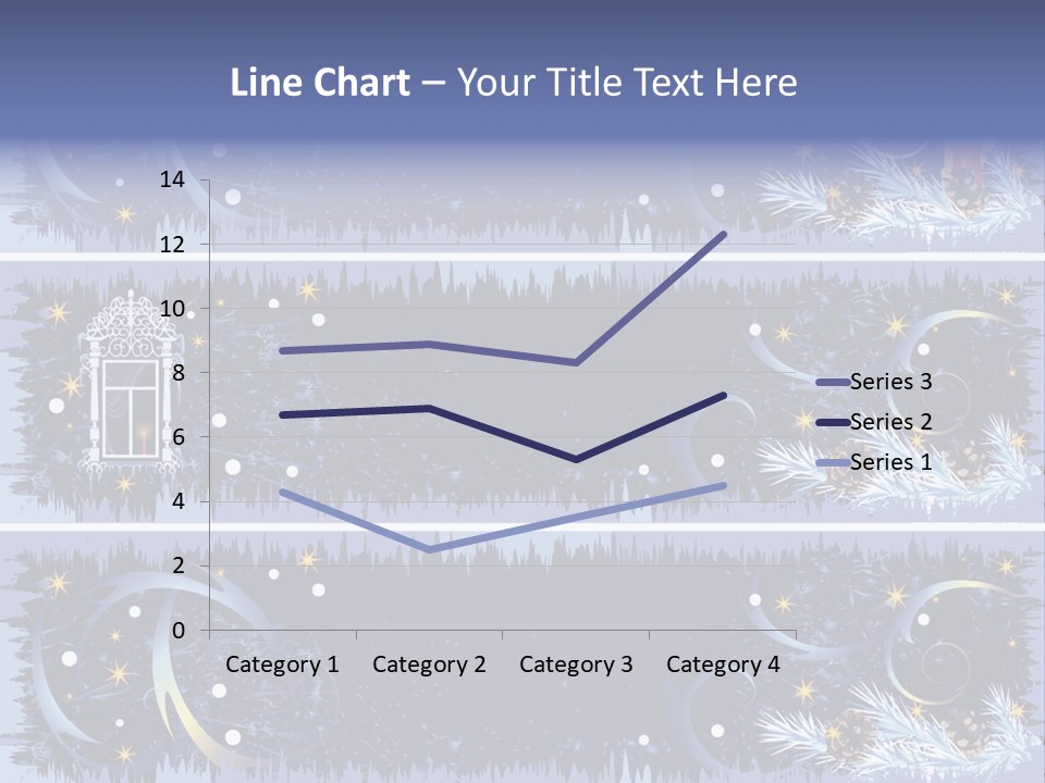 Frame Window Christmas PowerPoint Template