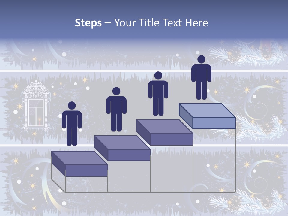 Frame Window Christmas PowerPoint Template